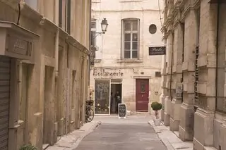street leading to bakery